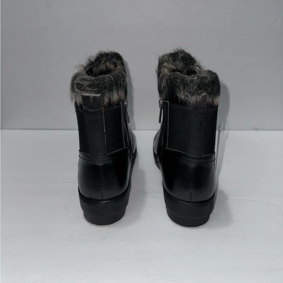 Easy Spirit Adabelle Booties Womens 7m Black Leather Water Resistant - Picture 5 of 6